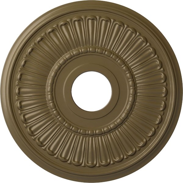 Ekena Millwork Melonie Ceiling Medallion (Fits Canopies up to 6 3/8"), 16"OD x 3 5/8"ID x 3/4"P, Mississippi Mud CM16MLMMF - main
